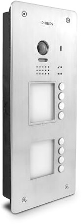 Philips 531029 Türstation mit 8 Knöpfen für kollektiven Wohnraum WelcomeHive Pro RFID-Abzeichen