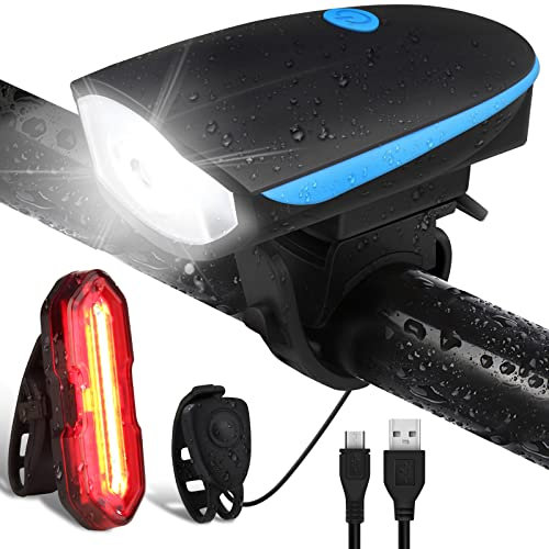 Gobikey Lumiere Velo Avant et Arriere, Lampe Velo Type C Rechargeable