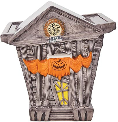 Enesco Disney Ceramics The Nightmare Before Christmas - Tarro de galletas con diseño de Ayuntamiento de Halloween, 10.24 pulgadas, multicolor