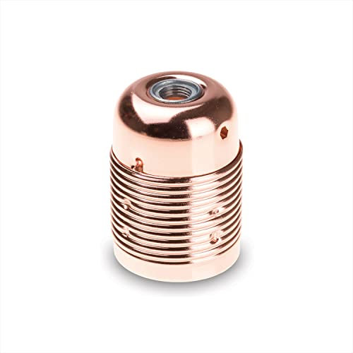 AMARCORDS - Portalampada in metallo vintage attacco E27 per il fai da te. Sospensioni in stile retrò colore RAME