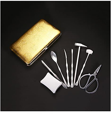 Ensembles d'outils de fruits de mer en acier inoxydable, ensemble d'outils de fruits de mer de 8 pièces avec boîte de rangement exquise Outils essentiels for les amateurs de fruits de mer for le homar
