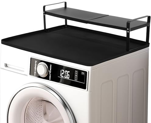 BALAPET Washer and Dryer Countertop with Non-Slip and Laundry Room Shelf Mat Universal Front Load Washer and Dryer Countertop Kit with Storage Space for Laundry Room Organization(14.2x8.6x7in)
