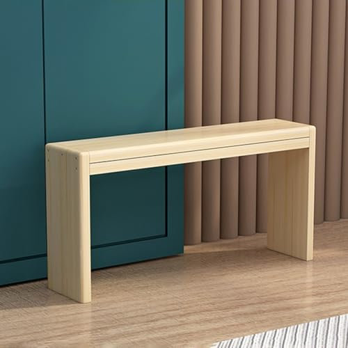 SFJATTA Im Landhaus-Stil Schlafzimmer Eingang Sitzbank, Esstischbank Modern, gartenbank ohne lehne, für Esszimmer, Flur(60 * 40cm/23.6 * 15.8in)