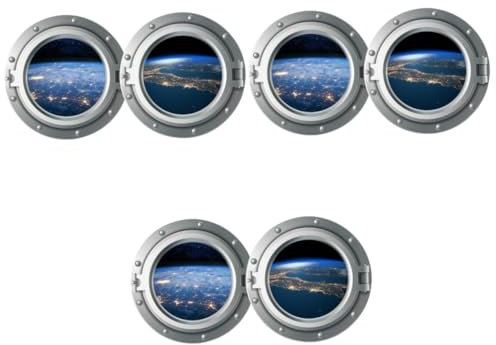 RORPOIR 3 Sets Planet Wandtattoos 3d-aufkleber Für Jungen- Und Mädchenzimmer-aufkleber Dekorative Pvc-aufkleber Für Die Inneneinrichtung 2 Stück * 3