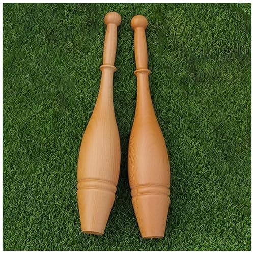 LXLZYXSF Clubbell 1.1lbs 1.6lbs 2.3lbs Indische Holzschläger Für Anfänger/Einsteiger, Packung Mit 2 Schultern Krafttraining Bars, Ganzkörper-Übung Ausbilder(Each Club 750g/1.6lbs)