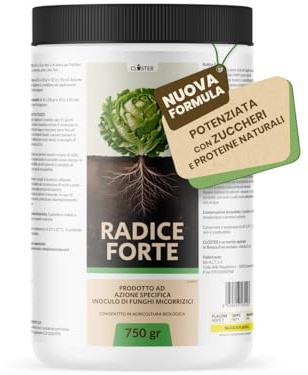 Mycorhizes Racines Fortes 750 gr - Développe et renforce contre le stress thermique et hydrique - Engrais fertilisant: Plantes, Pelouse, Potager, Boutures - Défense contre les Bactéries, Champignons