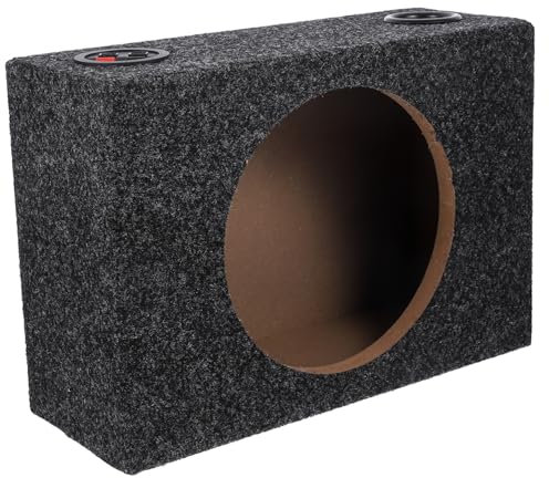 MUCKLILY Boîtier Enceinte Voiture Caisson Basse Voiture sous Siège Caisson Basse Passif pour Installation Audio Auto Boîtier Haut-Parleur Compatible Large Gamme De Véhicules