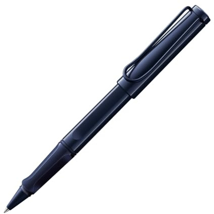 LAMY Safari Dark Dusk - Rollerball mit ergonomischem Griff - Langschreiber - aus robustem ABS-Kunststoff - inklusive Mine LAMY M 63 blau