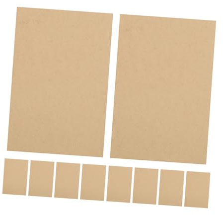 CIYODO 10stücke Kraftpapier Notizblock Blanko Selbstdurchschreibendes Schreibheft Kleiner Notizbuch für Buchhaltung Auftragsbearbeitung Besprechungsnotizen Tragbar Büro Reisen