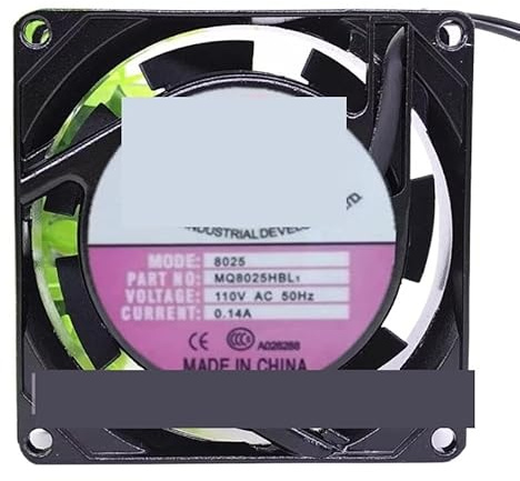 LZZSEOZ Für MING für Quan MQ8025HBL1 AC 110V 0,14 A 80x80x25mm 2-Draht Server Lüfter