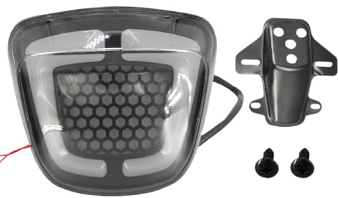 LED-Motorrad-Rückleuchten | Integriert mit Blinker Richtungsanzeiger – LED-Rücklicht für Motorrad, beleuchtet, für ATV und Straßenmotorrad, Nachtfahrten, Camping, Outdoor, Reise und