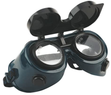 Sealey SSP6 Gas Welding Goggles with Flip-Up Lenses - Blue