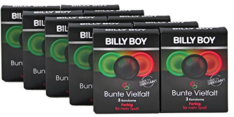 30 (10 x 3er) Billy Boy Color Kondome