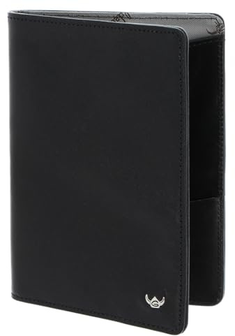 Golden Head Leder Ausweisetui Colorado RFID Protect Reisepassetui 4455 Schwarz