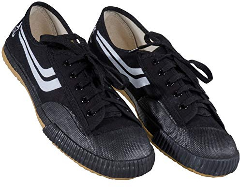 KWON Segeltuchschuhe für Kampfsport, schwarz, Größe