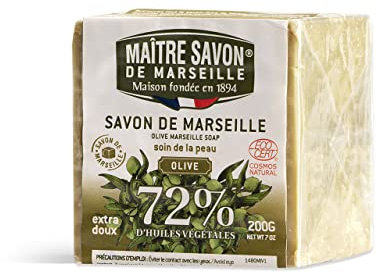 Maitre savon de Marseille - à l'huile d'olive - 200g COSMOS ORGANIC