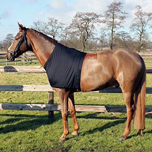 QHP Brustbeschützer Lycra Schwarz