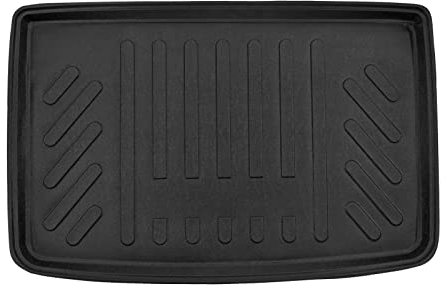 J&J AUTOMOTIVE | Tapis De Coffre sur Mesure pour Captur 2013-2019 Noir Antidérapant Bord Haut Toutes Saisons Adapté Animaux de Compagnie