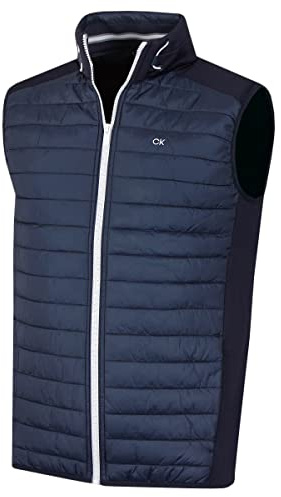 Calvin Klein Hombre Hybrid Aisle BodyWarmer Golf Gilet - Armada - XL