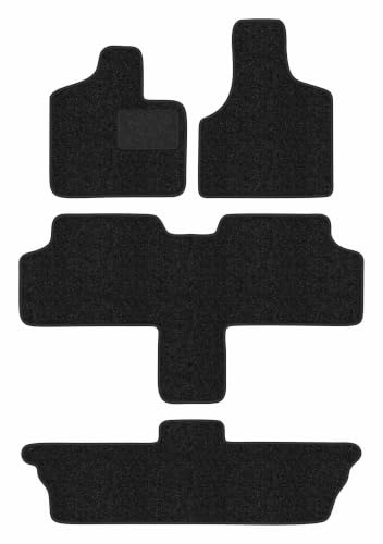Wielganizator Alfombrillas de Terciopelo para Chrysler Voyager III 7 Personas (2001-2007), 4 Piezas