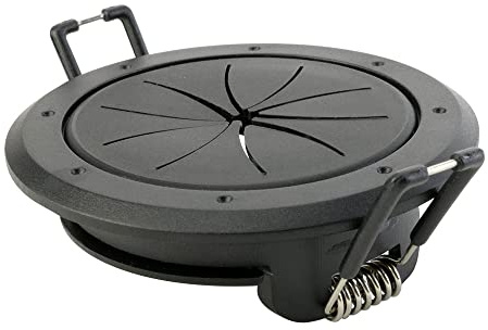 Construct Pro Speedy Spring-Lock Cable Pass Through Port, 2 inch Inner Diameter, Black CON6061SPZ