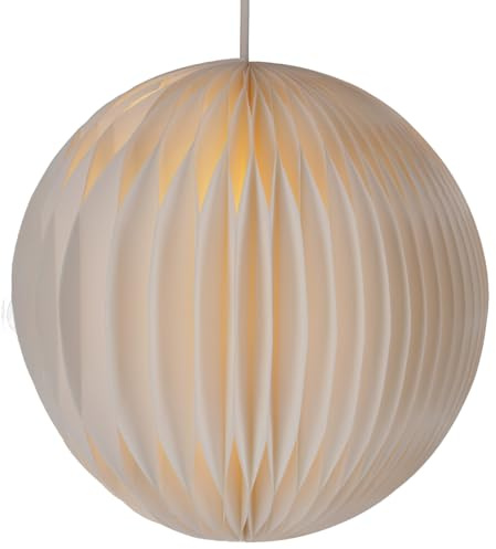 Origami Design Papier Lampenschirm, faltbar, modern, Modell Florentina | Falttechnik für kreative Lichtgestaltung, Magnetverschluss, leicht aufzufalten, elegantes Design