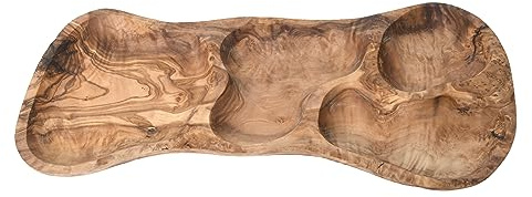 Horrea Caelia Dom Hochwertige Holzschale aus Olivenholz – Handgefertigt, rustikales Design – Perfekt für Snacks, Schlüssel, Schmuck – Einzigartiges Unikat mit natürlicher Eleganz