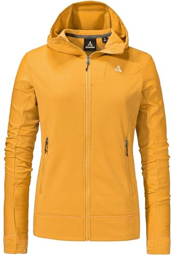 Schöffel Damen Style Blaueis Hoodie Jacke, orange glow, M