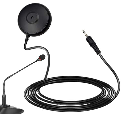 External Microphone for Laptop | Adjustable Laptop Microphone,Computer Supplies for Recording Podcasting Dictation Meeting Business Creators Classroom Game Home