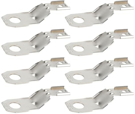 BOXOB 8pcs Circular Connectors Accessory Kit for Deutsch, Iron Mounting Clips for Fixing Sockets Used to Install DT/DTM/DTP/DTHD Series Sizes 2/3/4/6/12 Pin Connectors