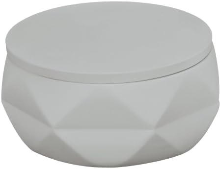 Kleine Wolke Wattedose CRACKLE JAR Platinfarben