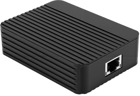 YUEHISY Adaptador Ethernet de 10Gb USB4 a 10GbE, Puerto RJ45 Compatible con 10G/5G/2,5G/1G/100Mbps, Diseño de Disipación de Calor de Aleación de Aluminio