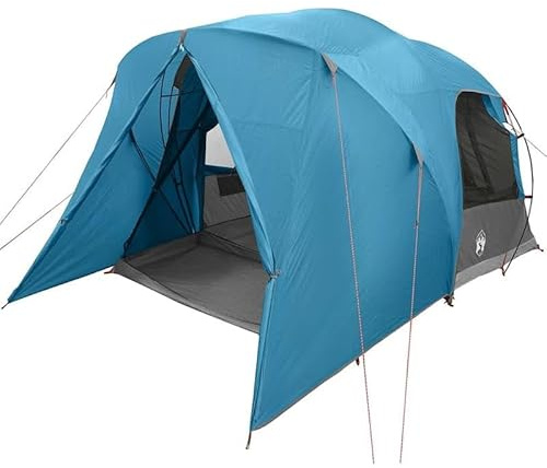 Carpa con techo y almacenamiento, 500 x 314 x 206 cm, poliéster 185T con revestimiento de poliuretano, impermeable y duradero para camping y jardín