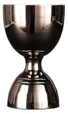 Cocktail Jigger Multicolor 30ml/60ml Bicchiere dosatore in acciaio inossidabile(Black)