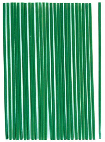 Meister Pflanzenbinder 15 cm - Praktisches Set mit 100 Stück - Mit flexiblem Drahtkern - Für Garten, Haushalt & Hobby - Aus Kunststoff / Allzweckbinder / Drehbinder / Universalbinder / FLOR78640 | Mit flexiblem Drahtkern – Für Garten, Haushalt und Hobby – Allzweckbinder – Drehbinder – mehrteiliges Set