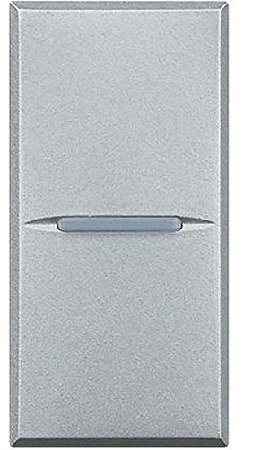 BTicino SHC4003F Axolute Deviatore Unipolare Assiale 1P, 16A, Grigio Tech