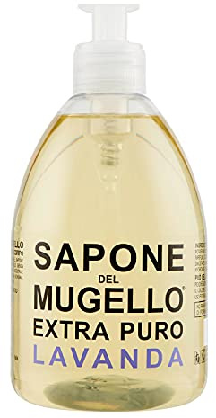 Sapone del Mugello, SAPLIQU1MUGLAVA, Extra pur Lavande-Savon Liquide 500 ml