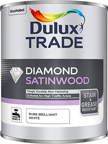 Dulux Trade Diamond Satinwood - Pure Brilliant White - 1 litres