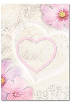 Esoterik Herzenergie Notizblock Symbolblock, DIN A6, 3x50 Blatt