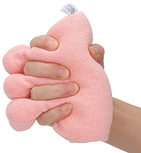 Kegel mit Fingertrenner, Fingerkontrakturkissen Hand- und Fingerhilfe für Kontraktur- und Hautschäden, komfortabler Schutz und Fingertrennung (Rosa)