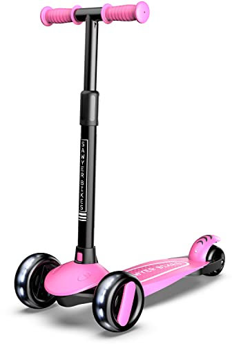 Sawyer Bikes - Verstellbarer 3-Rad-Roller – Kinder 2 bis 8 Jahren (Rose)