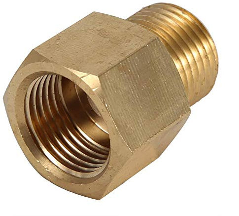 Konverter CO2-Flaschentank W21.8 CGA320 Adapter Konverter für Aquarium Aquarium Homebrew Bierfass Mini Regler(Konvertieren Sie CGA320 in W21.8)