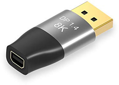 xiwai Mini DisplayPort 1.4 8K 60hz adattatore femmina Ultra-HD UHD 4K 144hz a DP maschio 7680 * 4320 per video PC portatile TV