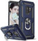 LeYi für Hülle Samsung Galaxy S9 Handyhülle,360 Grad Ring Halter Handy Hüllen Cover Magnetische Bumper Schutzhülle für Case Samsung Galaxy S9 Blau