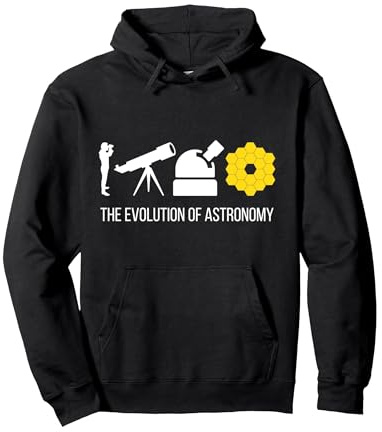 Evolution of Astronomy Teleskop James Webb Space Teleskop Pullover Hoodie