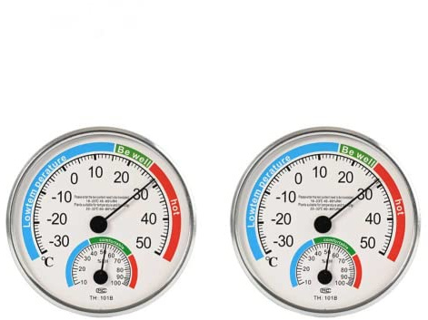 Thermomètre hygromètre pour intérieur et extérieur avec moniteur analogique
