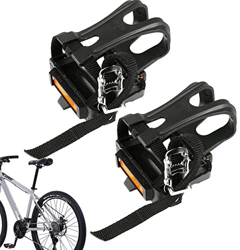 Riemen | 9/16 Zoll, Outdoor-Radsport und Indoor-Schreibwaren, Spindelharz/Legierung Mehrzweck-Pedale Raxove