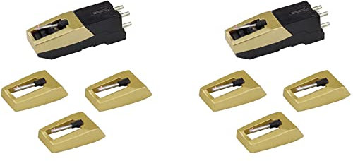 Spamietz 6X skivspelarnål, uppgraderad skivspelare med diamantstylus ersättning för, ION, LP