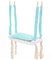 Love Gifts® Schaukelsitz Outdoor - Babyschaukel/Kinderschaukel - Schaukel für Garten, Zimmer oder Kinderzimmer in Farbe Turkus