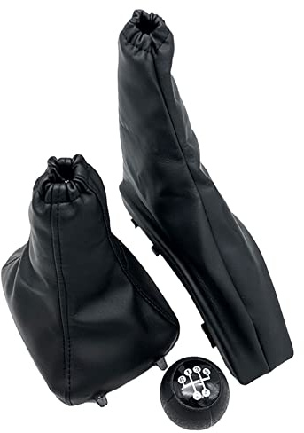 Auto Schalthebelmanschette Für Opel Für Astra II G Für Zafira A 1998-2010 5 Gang Leder Auto Handbremse Getriebe Gamasche Staub Abdeckung Car Schaltsack (Größe : 3Pcs)